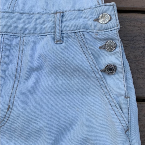 Forever 21 Denim Jumper Skirt Overalls Style - Picture 3 of 9